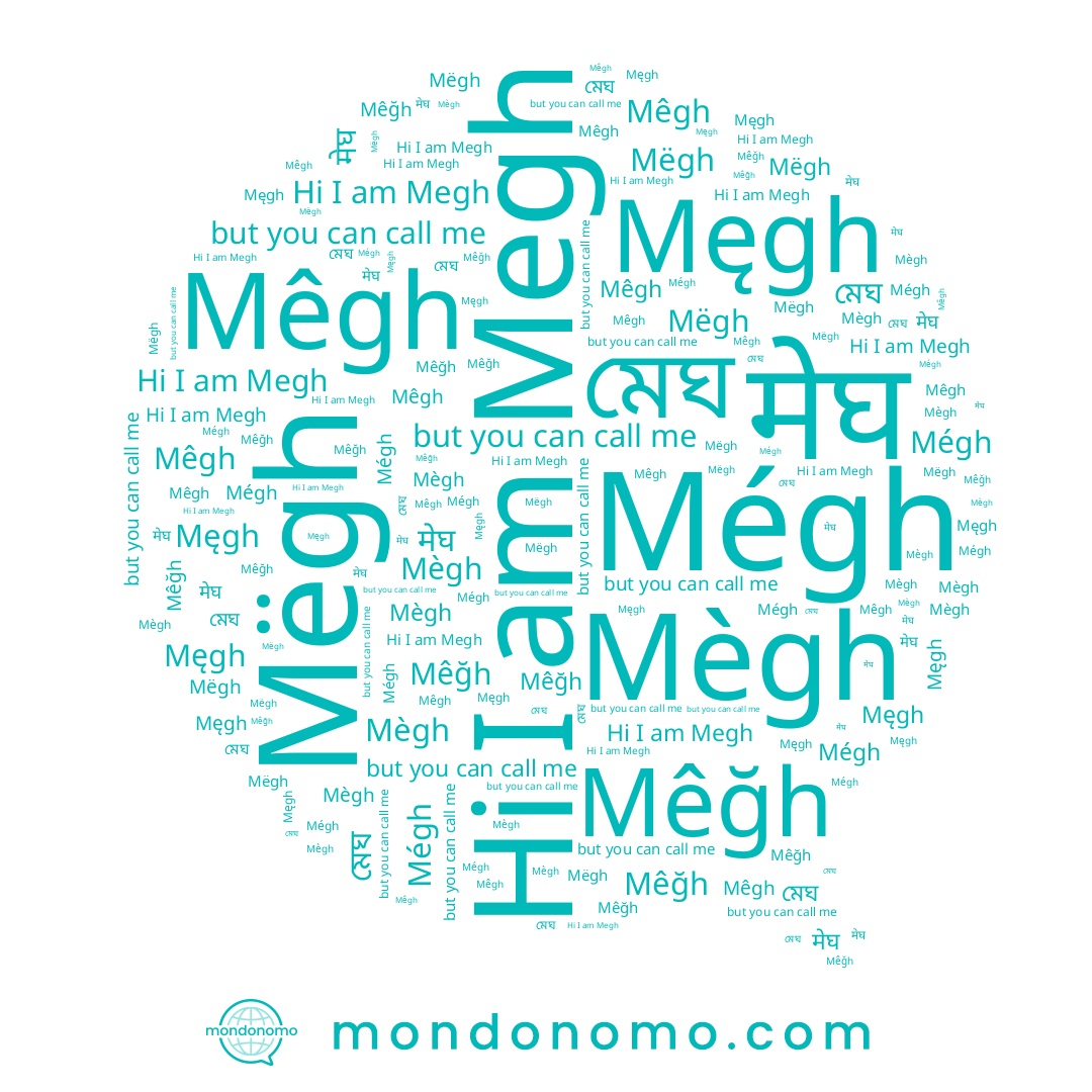 name Mëgh, name Męgh, name Mègh, name মেঘ, name Megh, name Mégh, name Mêğh, name Mêgh