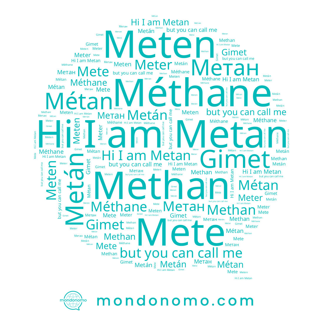 name Métan, name Meter, name Метан, name Mete, name Meten, name Gimet, name Methan, name Metán, name Metan