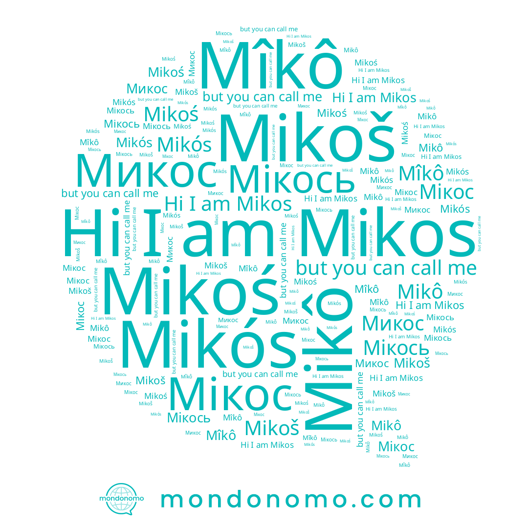 name Mîkô, name Микос, name Мікось, name Mikô, name Mikos, name Mikoš, name Mikós, name Mikoś, name Мікос