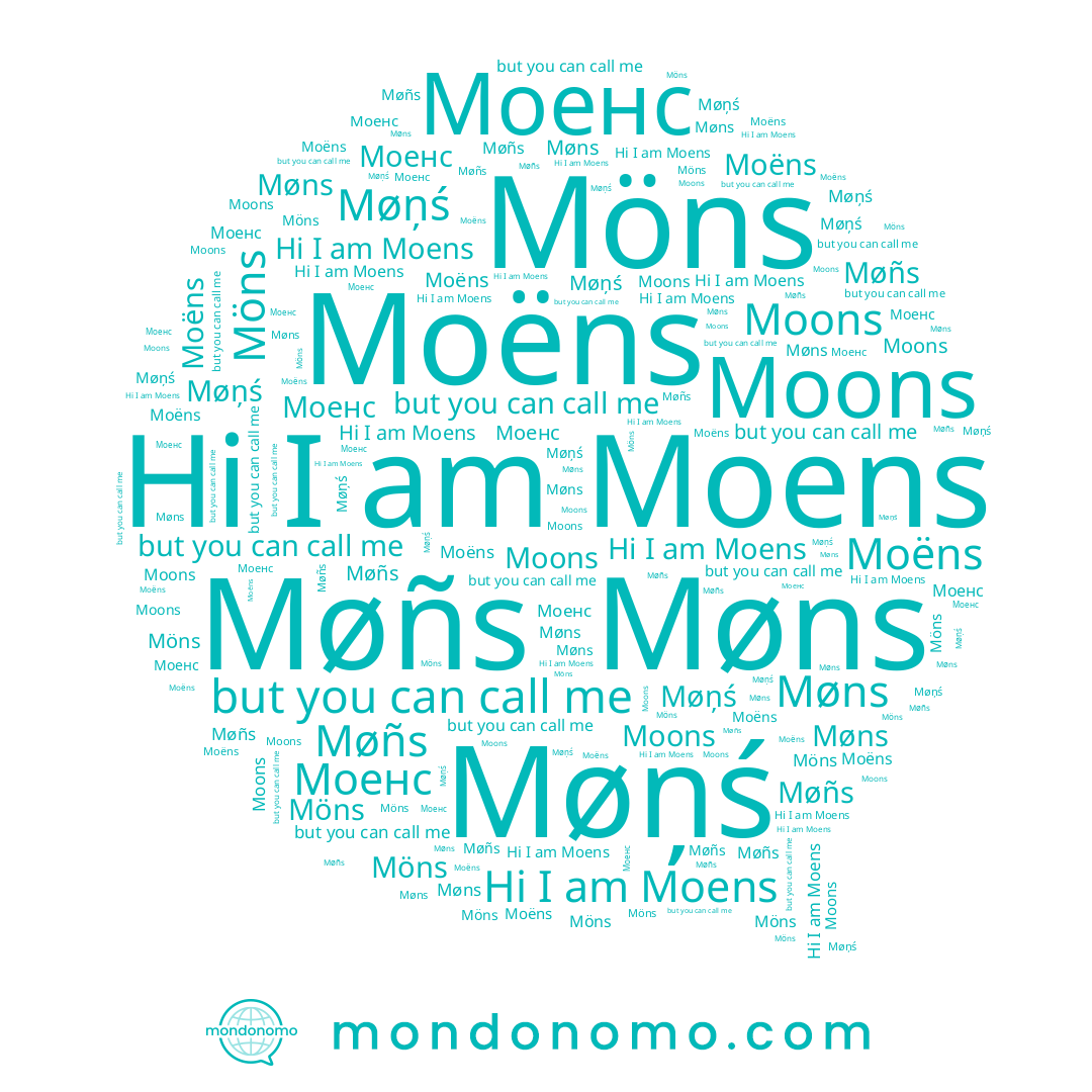 name Moens, name Møñs, name Moons, name Möns, name Moëns, name Моенс, name Møņś