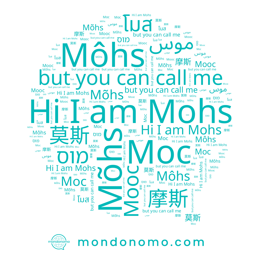 name Mõhs, name موس, name Моос, name 摩斯, name Mohs, name Môhs, name โมส, name מוס, name 莫斯