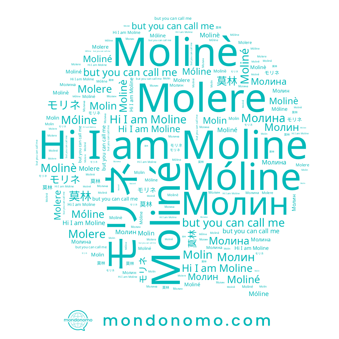 name Moline, name Молин, name Molin, name Molinè, name Moliné, name モリネ, name Móline, name Molere, name Молина, name 莫林