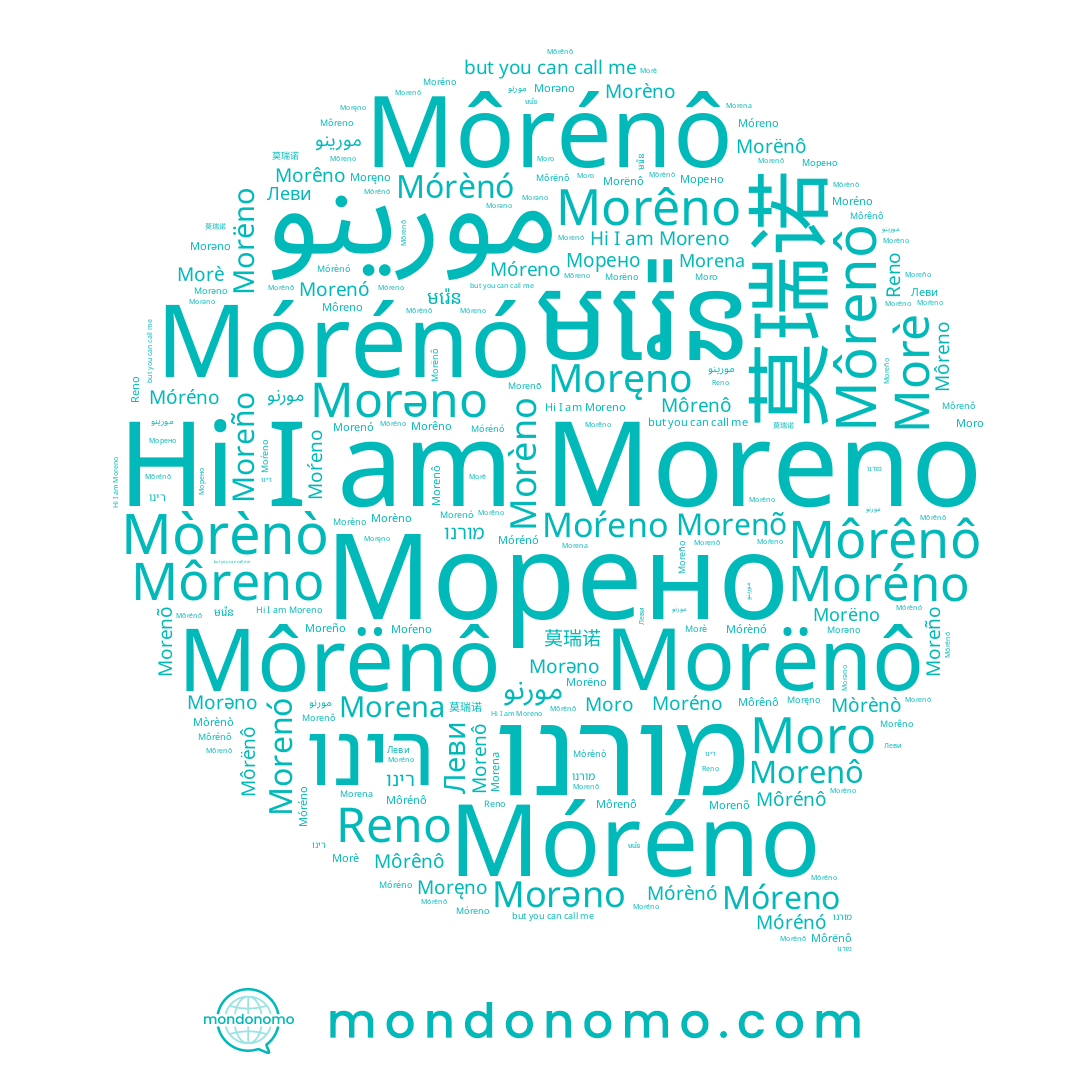 name Móréno, name Morënô, name Mórènó, name مورينو, name Mórénó, name Móreno, name Môrénô, name Moreño, name Morǝno, name Morè, name Morenõ, name Morëno, name רינו, name Reno, name មរ៉េន, name Moro, name Môreno, name Môrênô, name Morenó, name Moreno, name Морено, name Moręno, name מורנו, name Morenô, name Morəno, name Mòrènò, name Moréno, name Леви, name Moŕeno, name مورنو, name Morêno, name 莫瑞诺, name Môrenô, name Morena, name Morèno, name Môrënô