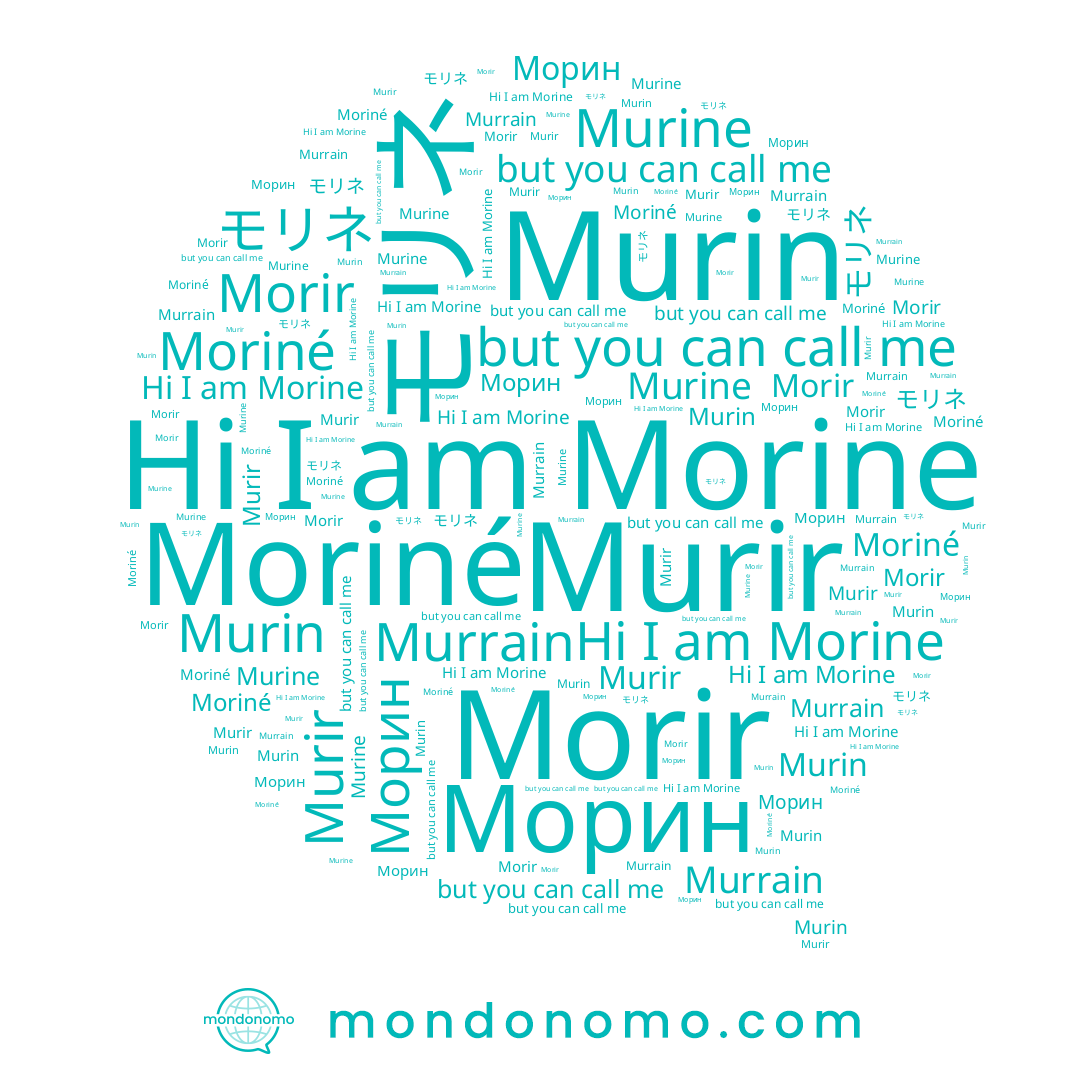 name Murir, name Murin, name Moriné, name Morine, name Морин, name モリネ, name Morir, name Murine, name Murrain