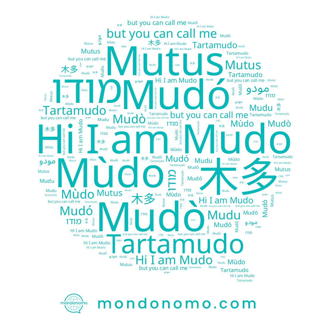 name Mùdo, name 木多, name Mudu, name مودو, name Mutus, name Tartamudo, name מודו, name Mudò, name Mudo, name Mudó
