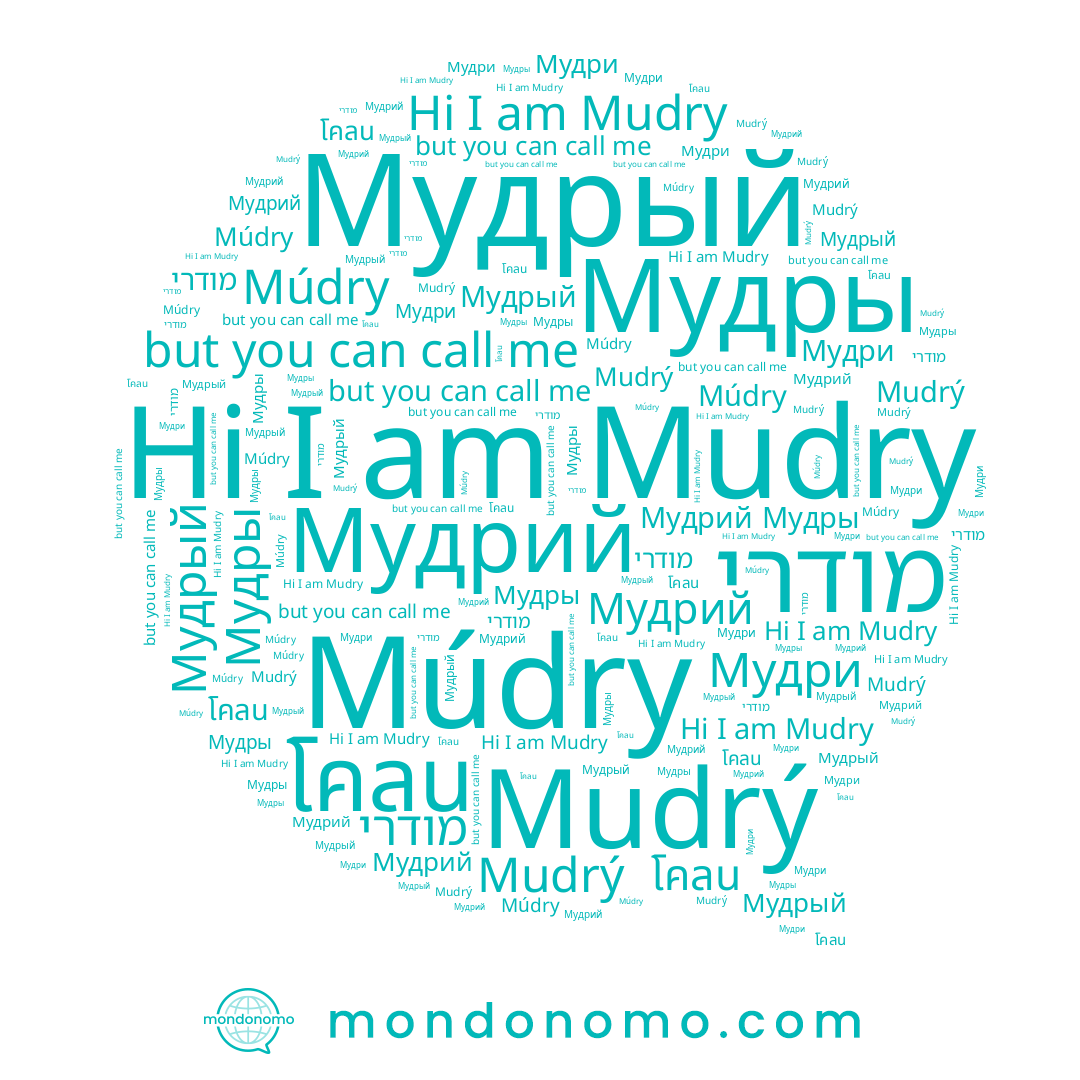 name Мудрий, name Мудры, name Мудрый, name Mudrý, name โคลน, name Mudry, name Мудри, name מודרי