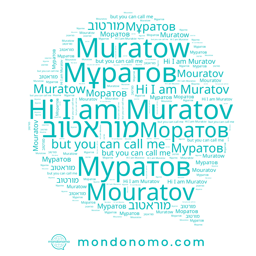 name מוראטוב, name מורטוב, name Muratow, name Моратов, name Муратов, name Мұратов, name Muratov, name Mouratov