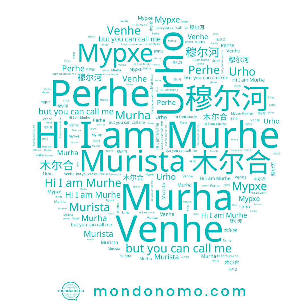 name Murha, name 木尔合, name Murista, name Venhe, name 穆尔河, name Urho, name Мурхе, name Murhe