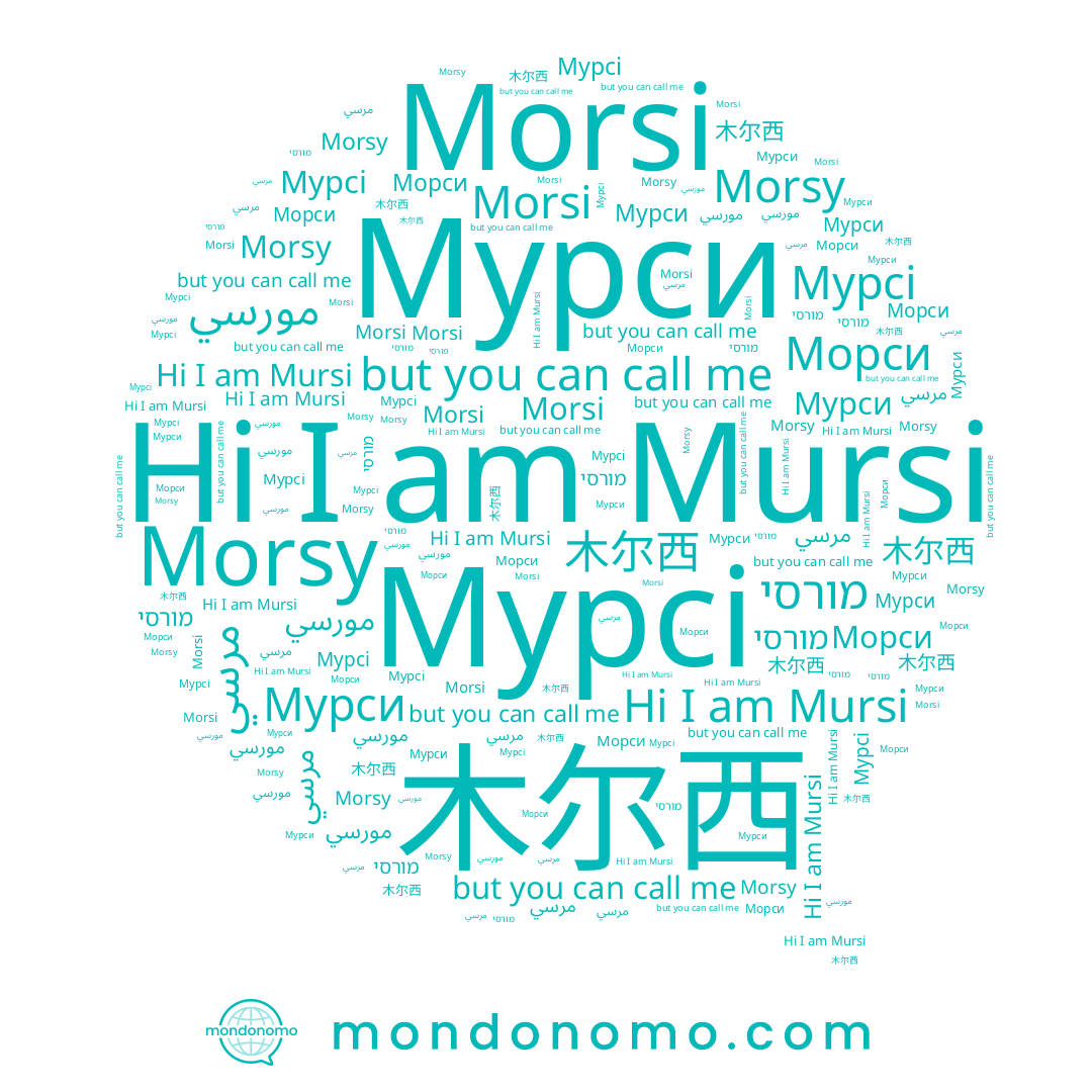 name Mursi, name מורסי, name مورسي, name مرسي, name Morsy, name Мурси, name Морси, name Мурсі, name Morsi, name 木尔西