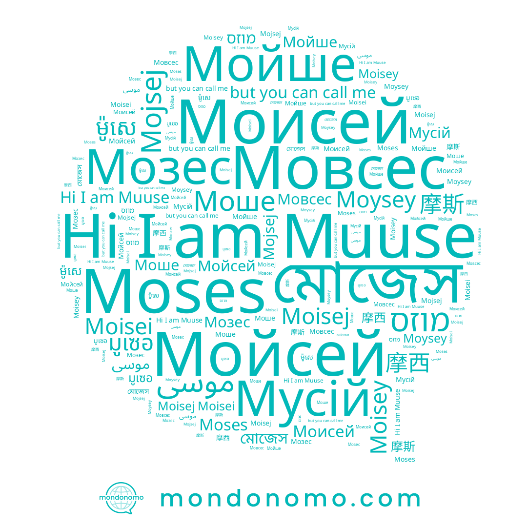 name Moisej, name Мовсес, name موسى, name 摩斯, name Mojsej, name Moisei, name Моше, name মোজেস, name Muuse, name Moses, name Мойсей, name מוזס, name 摩西, name Moysey, name Moisey, name มูเซอ, name Мойше, name ម៉ូសេ, name Моисей, name Мозес, name Мусій