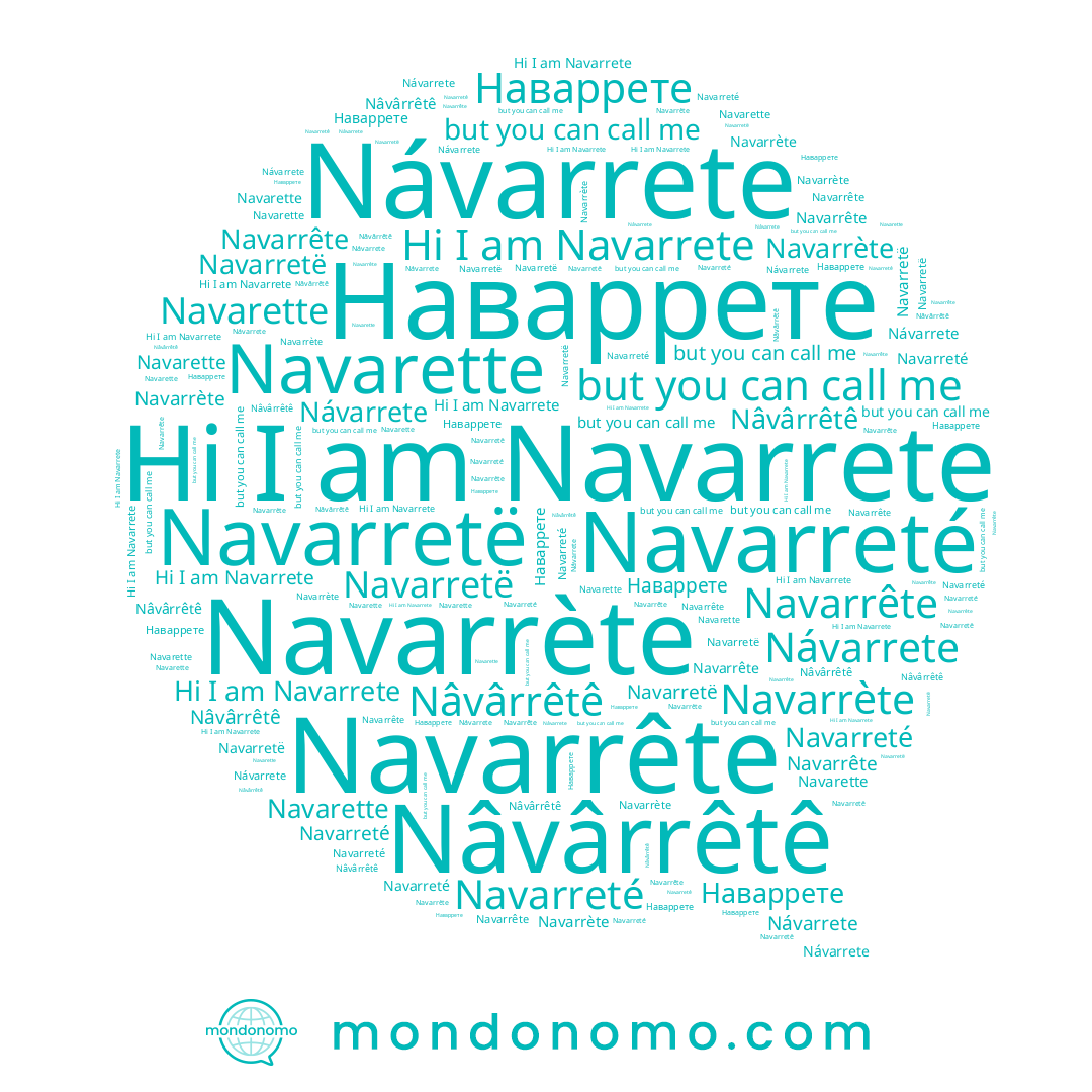 name Navarrète, name Navarrête, name Nâvârrêtê, name Návarrete, name Navarrete, name Navarreté, name Navarette, name Наваррете, name Navarretë
