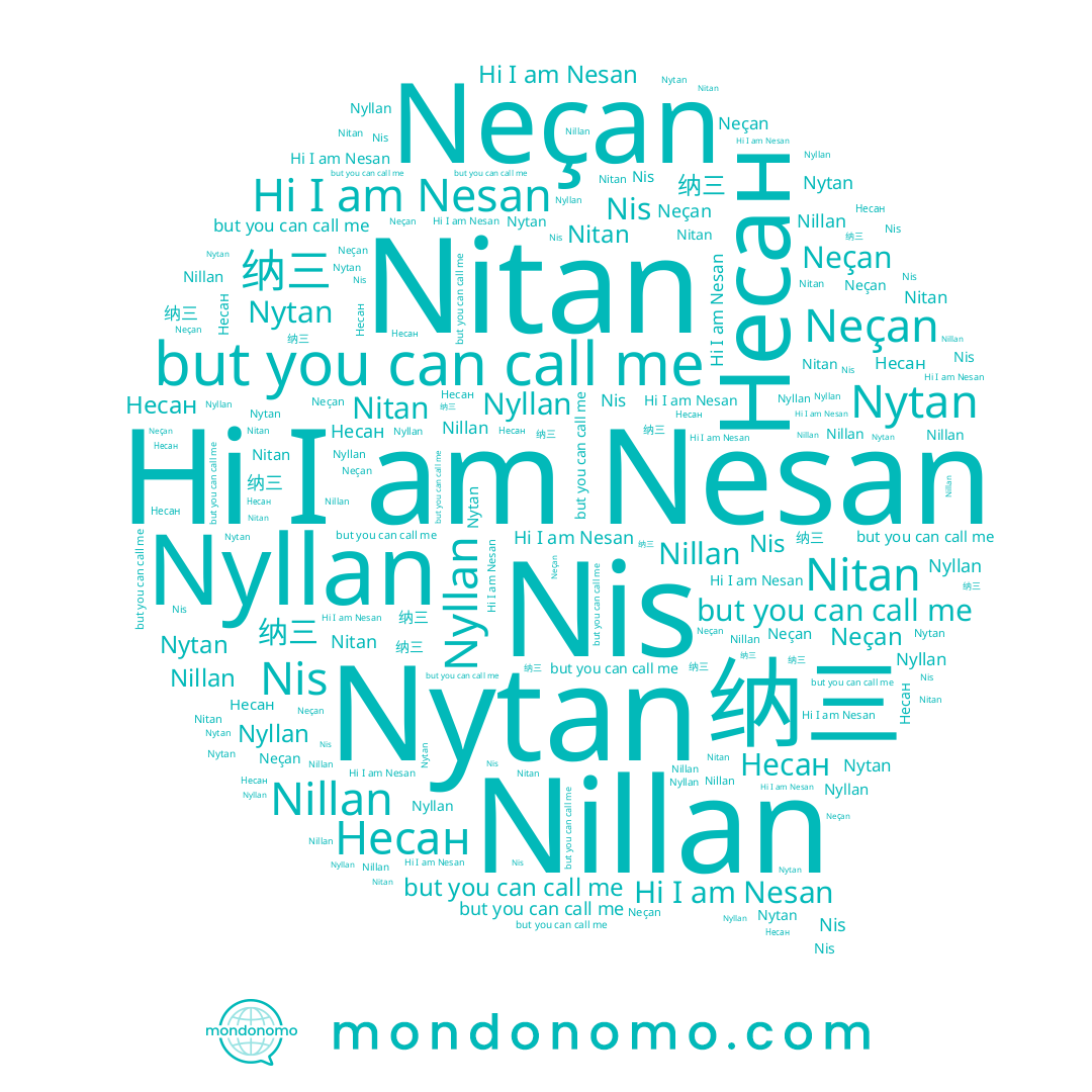 name Nytan, name Nitan, name 纳三, name Nyllan, name Nesan, name Nillan, name Nis, name Neçan, name Несан