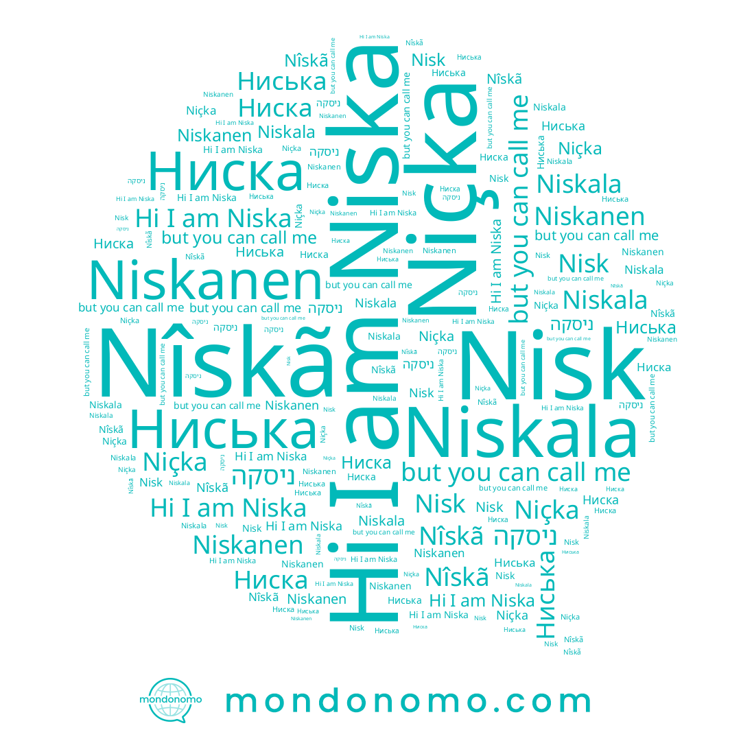 name Niskanen, name ניסקה, name Niçka, name Niskala, name Ниска, name Nîskã, name Ниська, name Niska, name Nisk