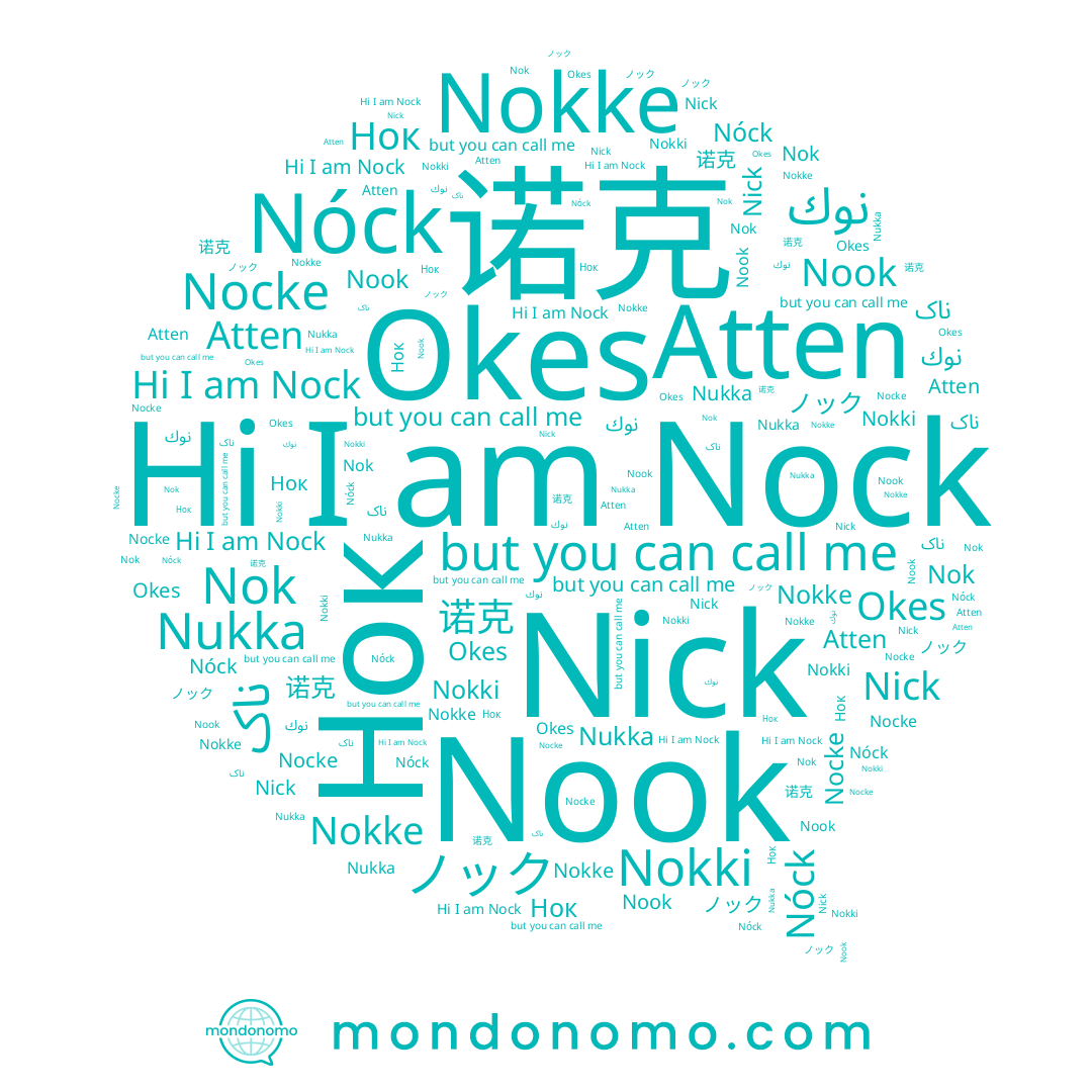 name Nocke, name Nóck, name ناک, name 诺克, name Nokki, name Нок, name Nick, name Atten, name ノック, name Okes, name Nukka, name Nokke, name Nock