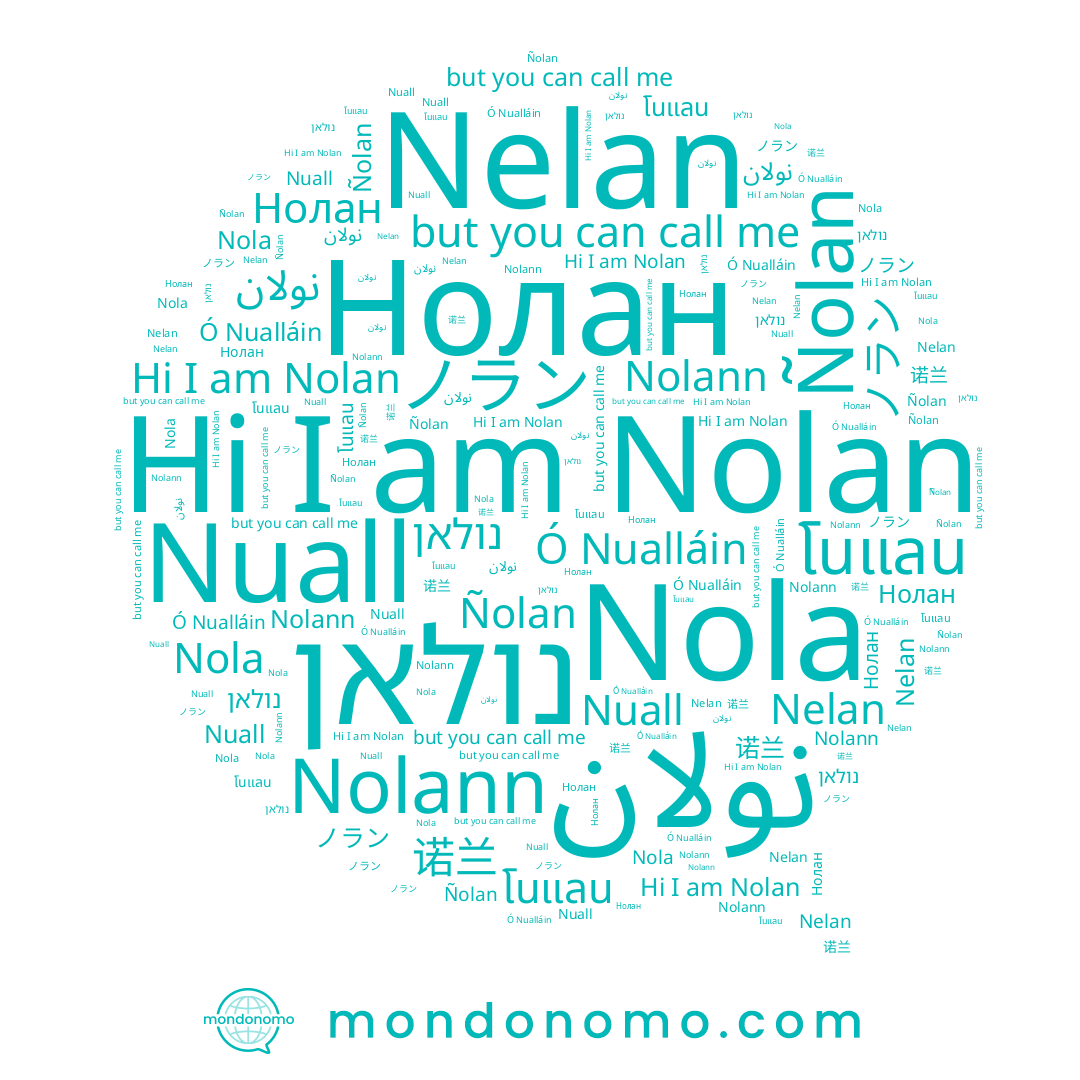 name 诺兰, name Nolan, name Ñolan, name נולאן, name ノラン, name Nola, name Nelan, name โนแลน, name Nuall, name Nolann, name نولان, name Нолан
