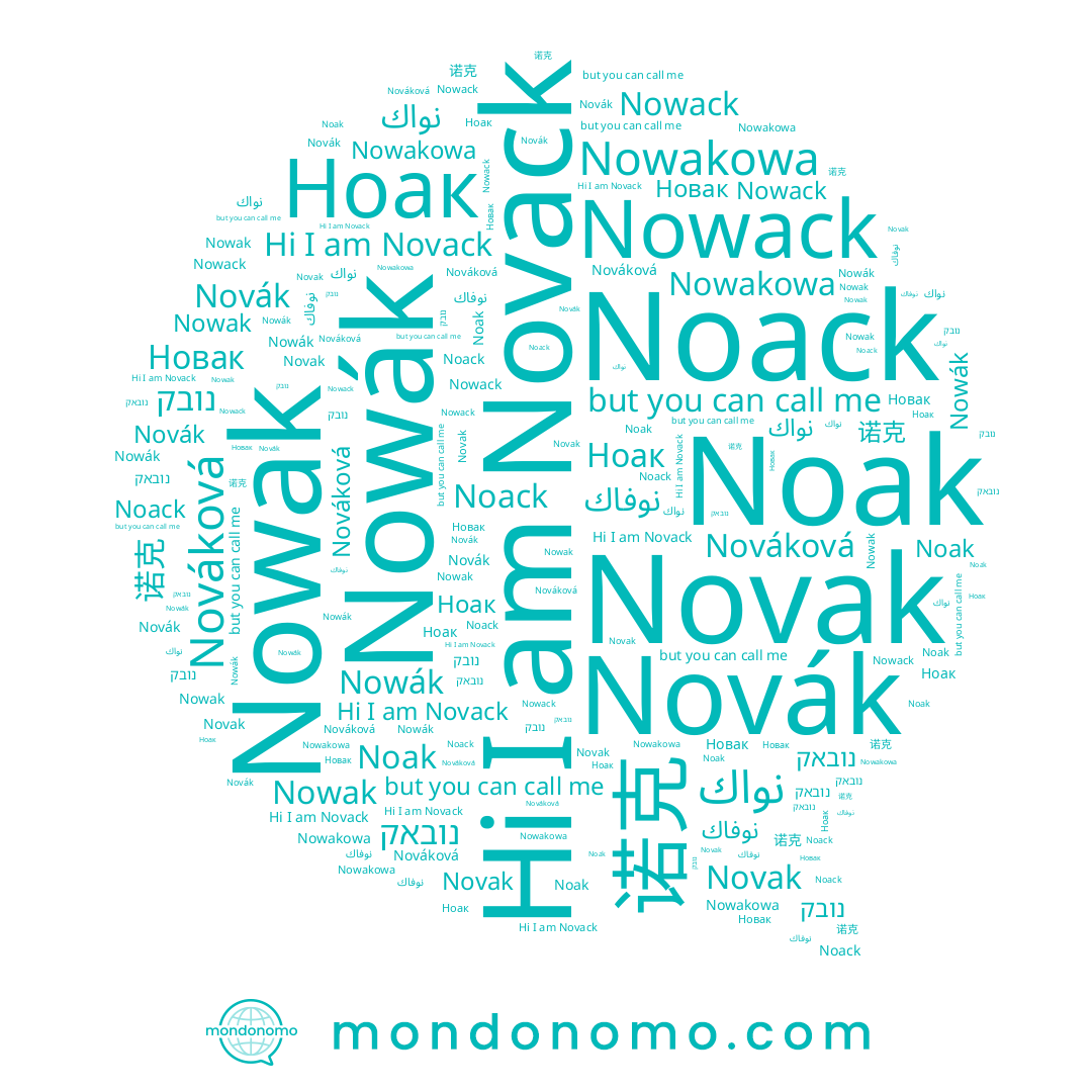 name Noack, name Nowack, name 诺克, name Noak, name Novak, name Nowakowa, name Novack, name Ноак, name נובק, name نواك, name נובאק, name Новак, name Nováková, name نوفاك, name Nowák, name Nowak, name Novák