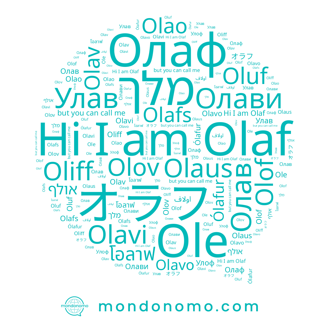 name Олаф, name Olov, name Улоф, name Олави, name اولاف, name Olafs, name โอลาฟ, name Olaf, name Olaus, name Oliff, name Olavi, name Olao, name Olof, name Oluf, name オラフ, name Олав, name Ole, name Ólafur, name Olav, name אולף, name Улав, name Olavo