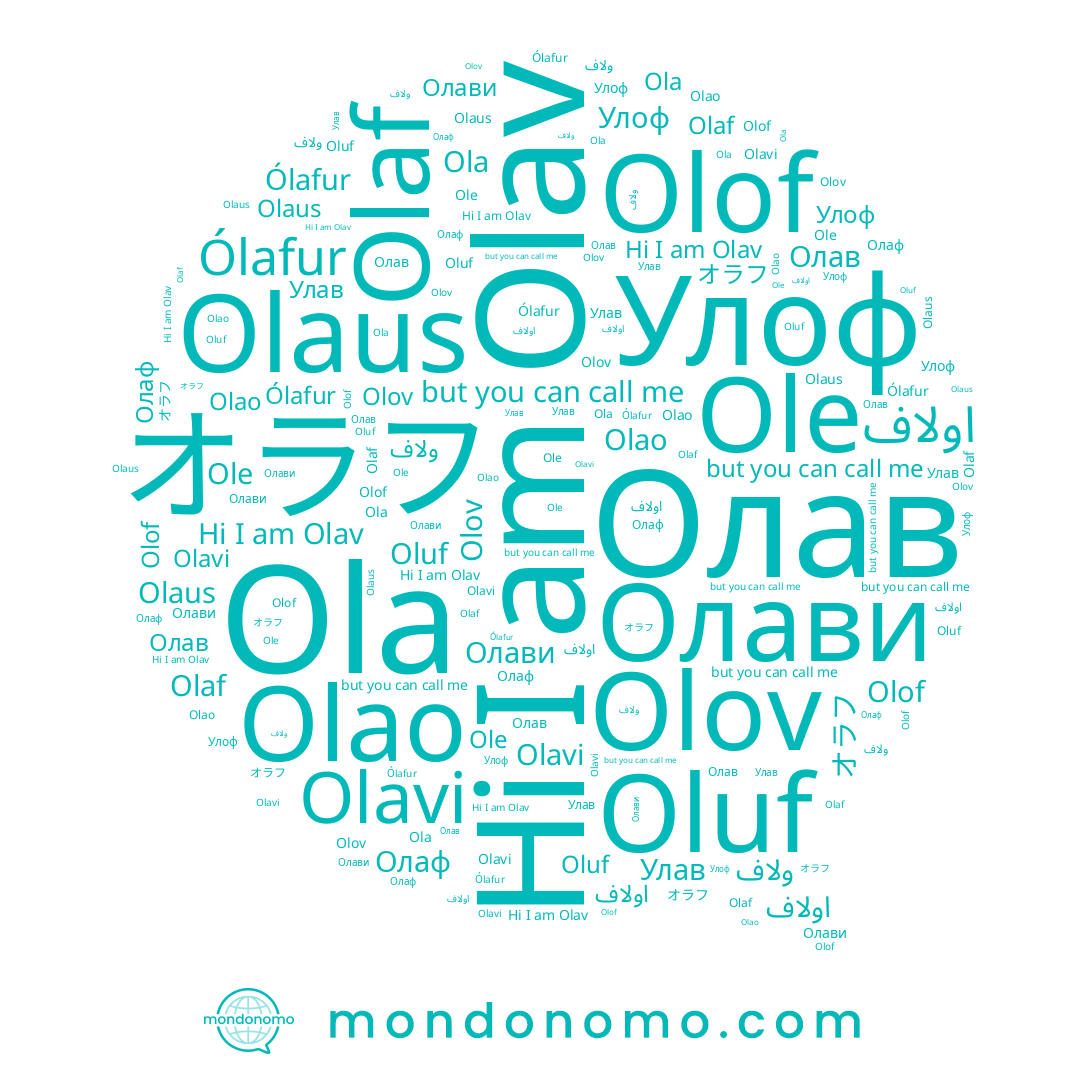 name Olaf, name Olof, name Oluf, name Олаф, name オラフ, name Olaus, name Олав, name Olov, name Ole, name Улоф, name Olavi, name Ola, name Olao, name Олави, name Улав, name Ólafur, name Olav