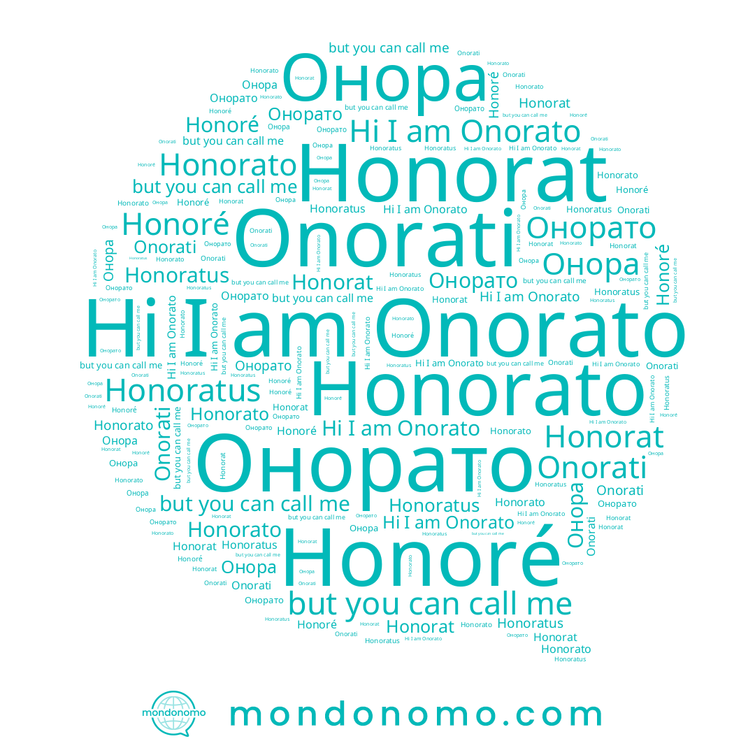 name Онорато, name Honoratus, name Онора, name Onorato, name Honorato, name Onorati, name Honoré, name Honorat