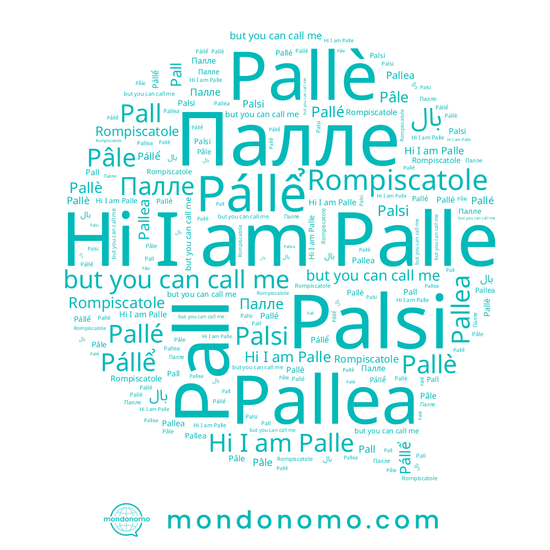 name Pâle, name Pall, name Pállể, name Палле, name Rompiscatole, name بال, name Pallè, name Palsi, name Palle, name Pallé, name Pallea