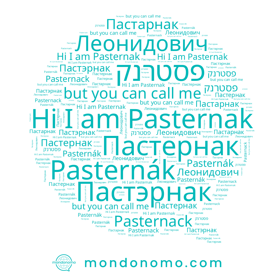 name פסטרנק, name Pasternák, name Pasternack, name Пастернак, name Пастэрнак, name Пастарнак, name Леонидович, name Pasternak