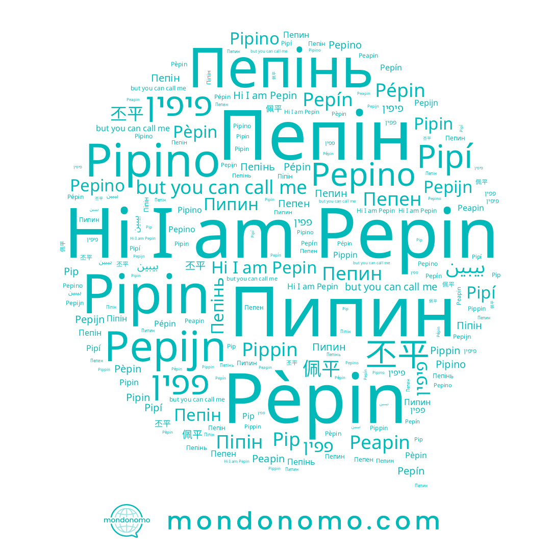 name Peapin, name Pepijn, name Пипин, name Пепінь, name Pip, name Pipí, name Пепин, name Pipino, name 佩平, name פיפין, name Pepino, name Пепін, name Pepin, name Пепен, name Pèpin, name Pepín, name Pipin, name Pépin, name 丕平, name Піпін, name بيبين, name Pippin