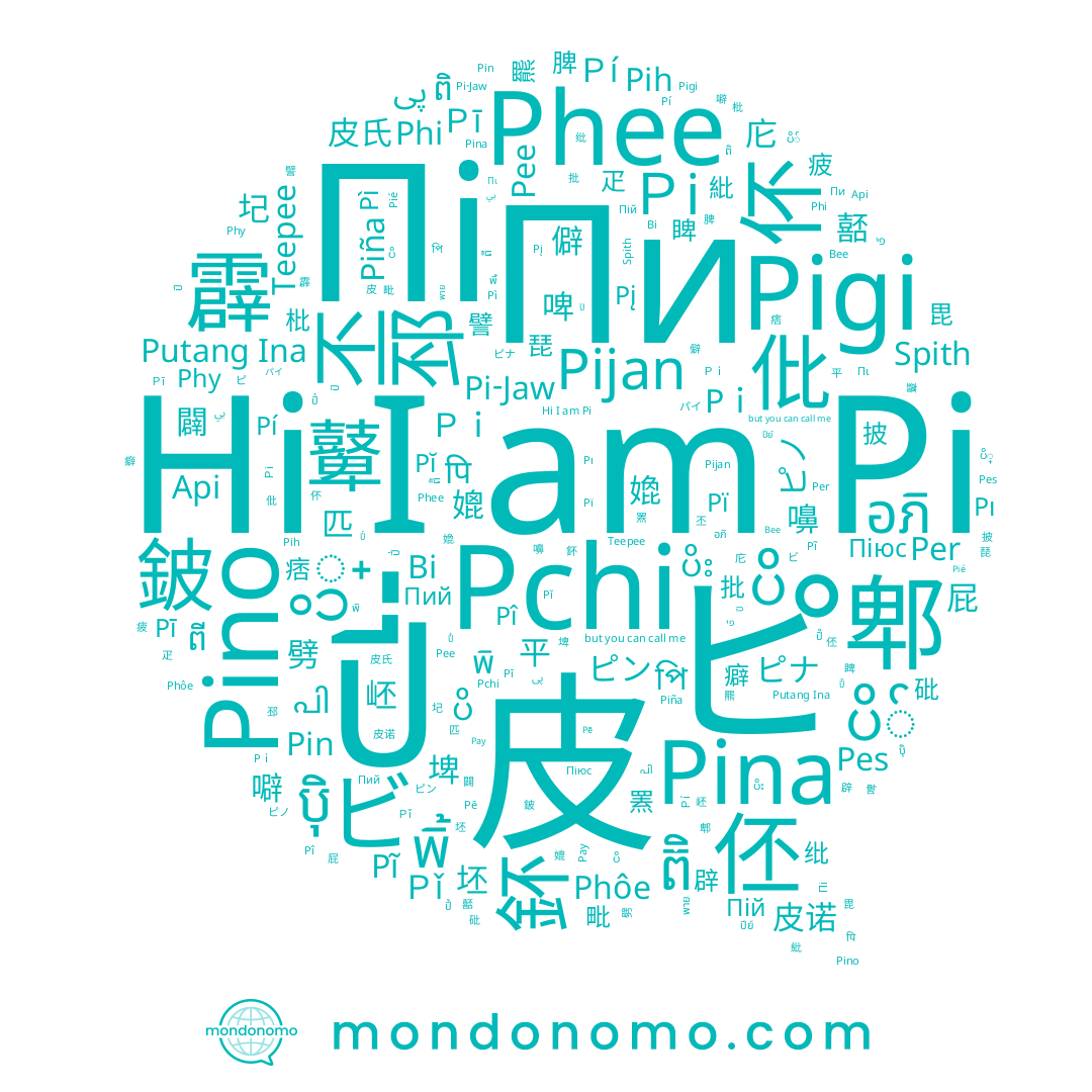 name Pî, name Piña, name อภิ, name Pí, name Pĭ, name Bi, name Пий, name Pin, name ปิ, name ปี, name Піюс, name พิ้, name পি, name Pi-Jaw, name Pi, name 피, name Per, name Phee, name പി, name Pijan, name Bee, name Pı, name Pē, name Pｉ, name พิ, name Phi, name Pay, name Phôe, name Pį, name Pigi, name ปีย์, name Пій, name Putang Ina, name Pī, name Pino, name ปี้, name Pì, name بي, name Pĩ, name Pee, name Spith, name 皮, name Pié, name Pchi, name Phy, name Pï, name Pes, name Pina, name พาย, name ปี๋, name Pih, name ピ, name ปี๊, name पि