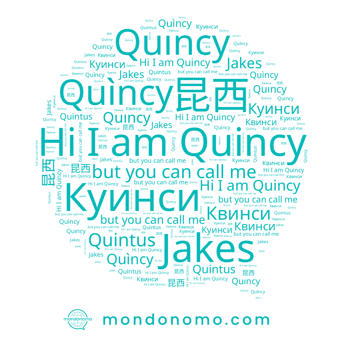name Quincy, name 昆西, name Quıncy, name Квинси, name Quintus, name Quìncy, name Jakes