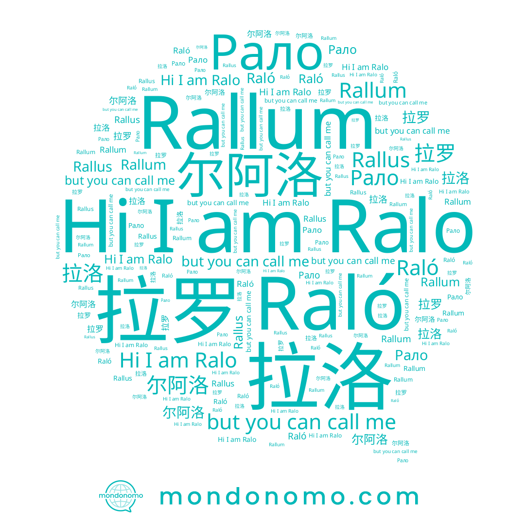 name Rallum, name Raló, name Rallus, name 拉罗, name 尔阿洛, name Ralo, name Рало