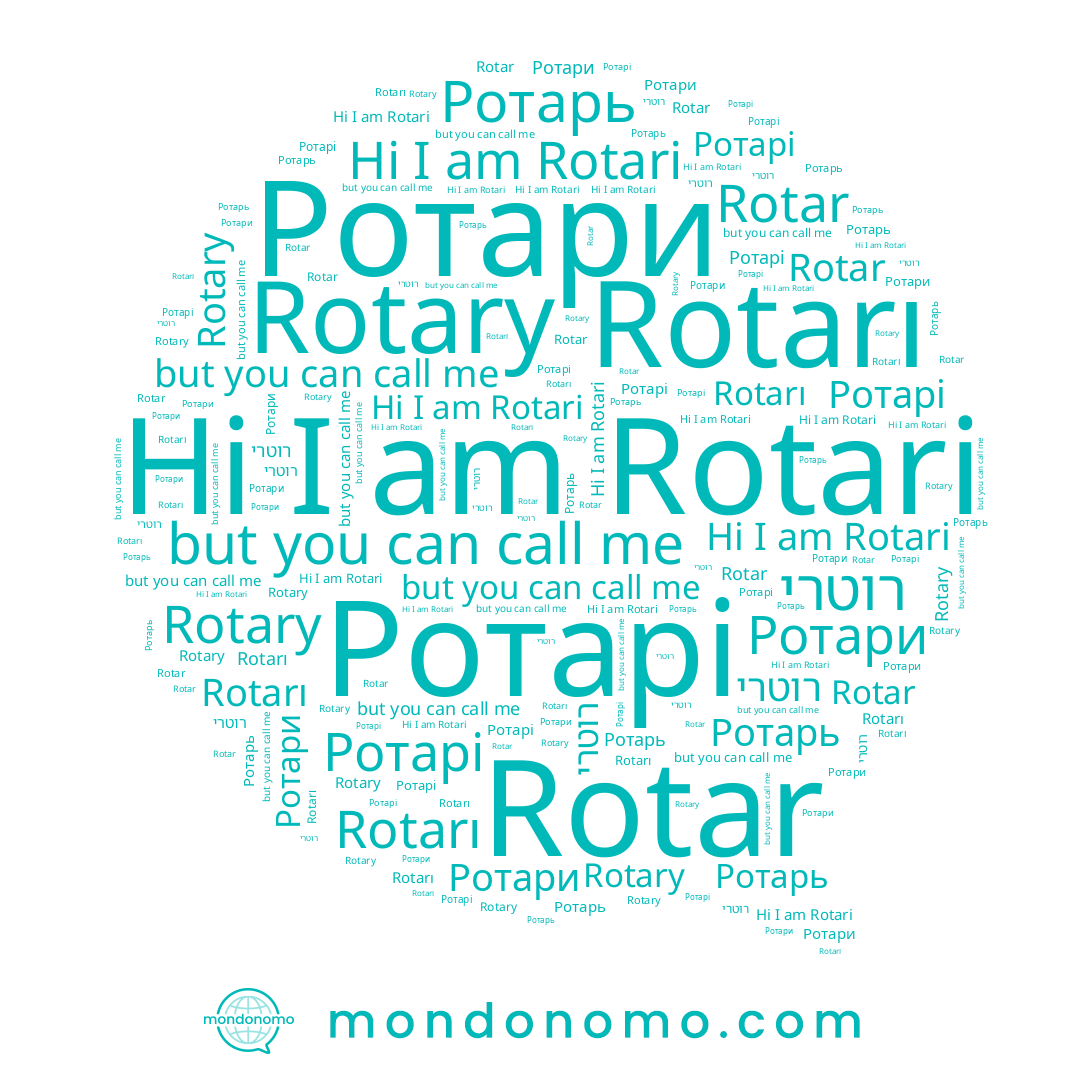 name Ротарь, name Rotari, name Ротари, name Rotarı, name Rotar