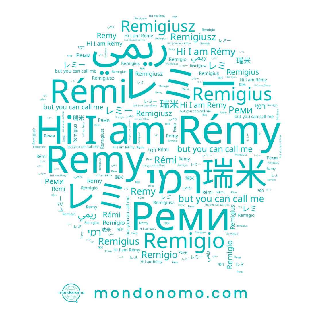 name Remigio, name 瑞米, name רמי, name Реми, name ريمي, name Rémy, name Remigiusz, name Rémi, name Remy, name Remigius, name レミ, name レミー