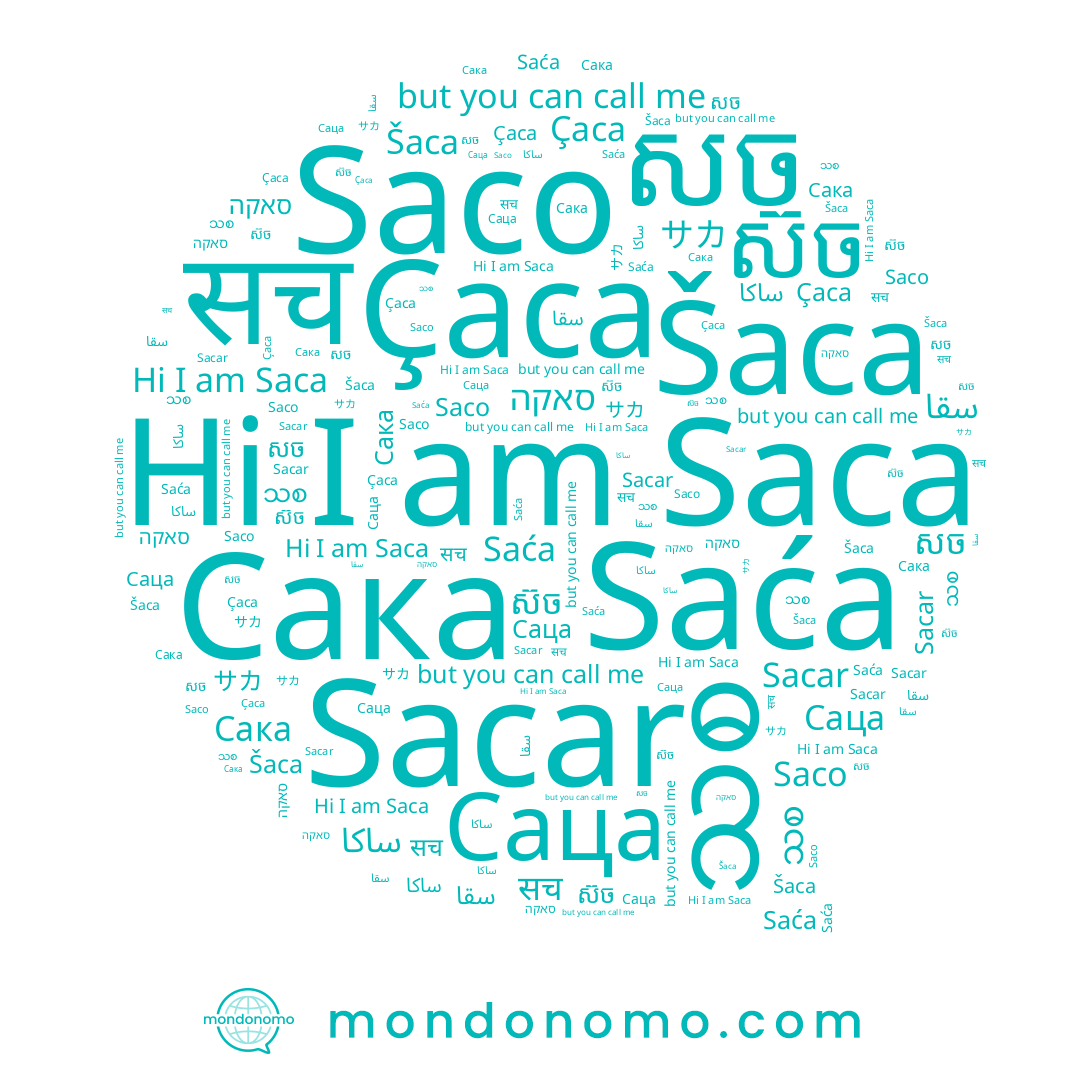 name သစ, name Saco, name Саца, name ساكا, name Saca, name Saća, name សច, name Šaca, name Сака, name Çaca, name सच, name سقا, name サカ, name ស៊ច, name סאקה