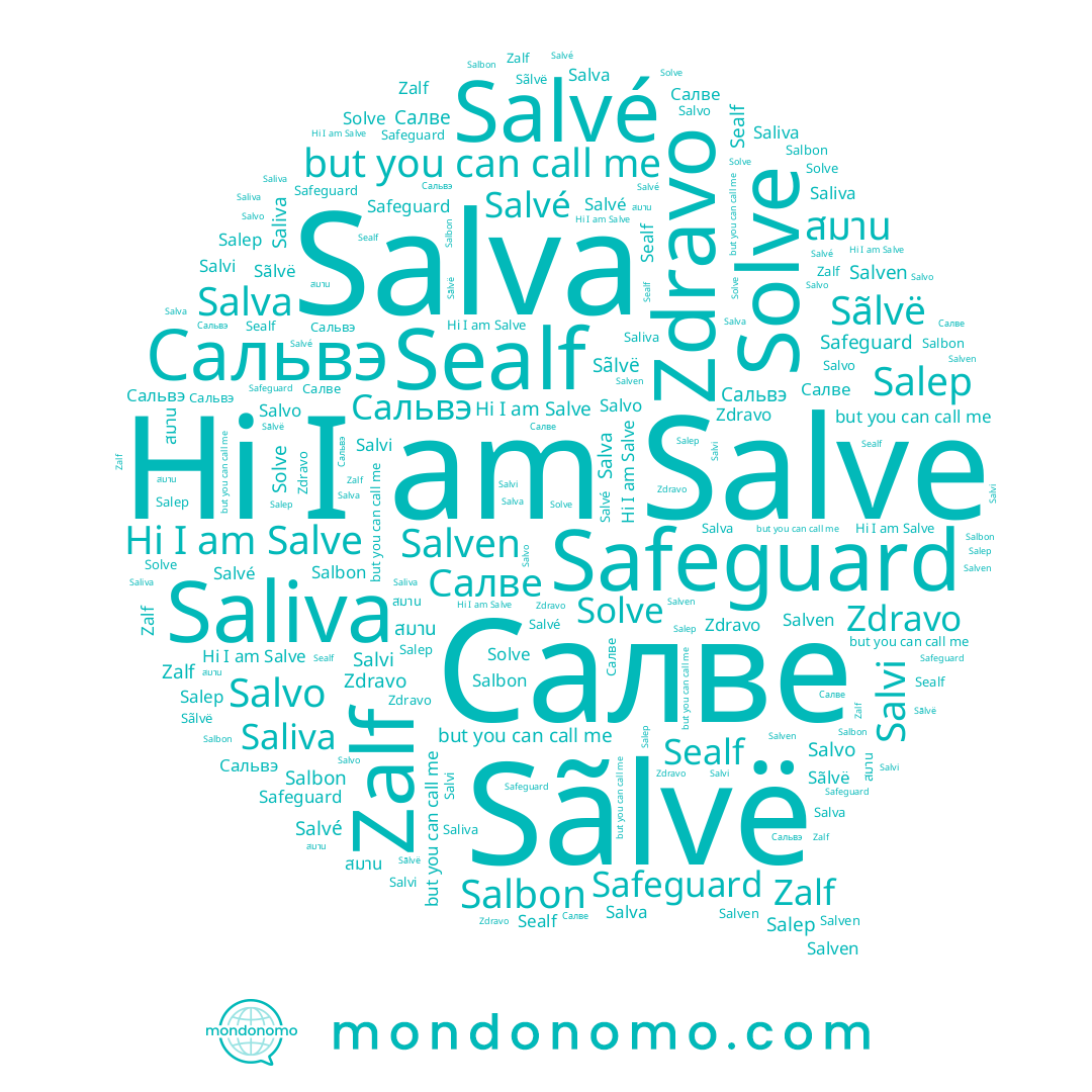 name Salven, name Sãlvë, name Zalf, name Solve, name สมาน, name Salvé, name Salep, name Saliva, name Sealf, name Salbon, name Салве, name Сальвэ, name Salva, name Salvi, name Salvo, name Salve