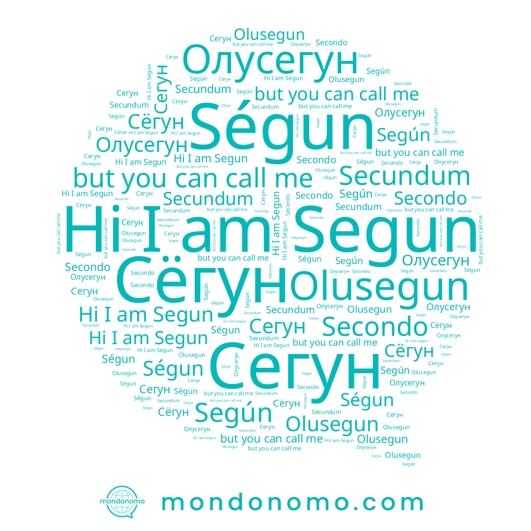 name Olusegun, name Сегун, name 세군, name Олусегун, name Según, name Сёгун, name Ségun, name Secondo, name Segun