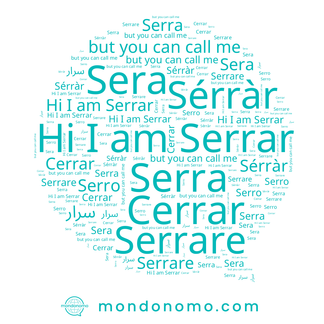 name Serra, name Serrare, name Sera, name Sérràr, name Serro, name Serrar, name Cerrar
