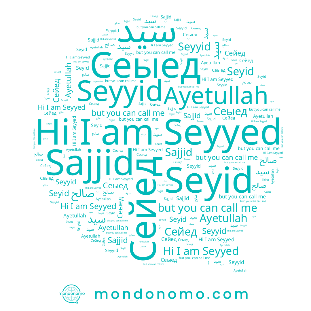 name Seyyid, name Seyyed, name سيد, name Сейед, name Sajjid, name Ayetullah, name Сеыед, name سید, name Seyid, name صالح