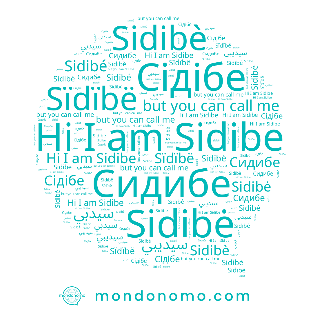 name Sidibe, name Сидибе, name سيدبي, name Sidibè, name Sidibé, name Sidibė, name Sïdïbë, name Сідібе, name سيديبي