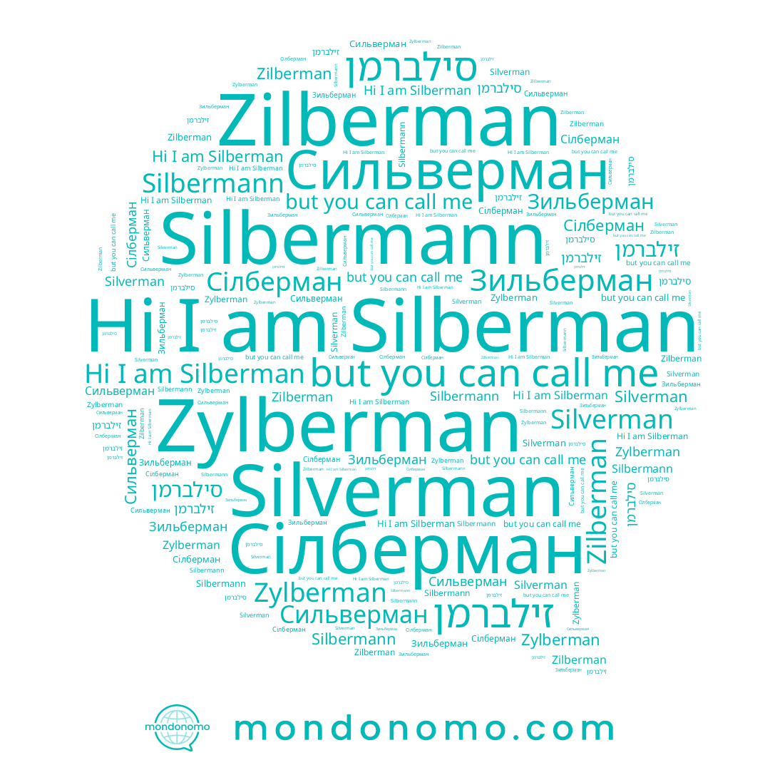 name זילברמן, name סילברמן, name Сильверман, name Silverman, name Zylberman, name Zilberman, name Зильберман, name Сілберман, name Silberman, name Silbermann