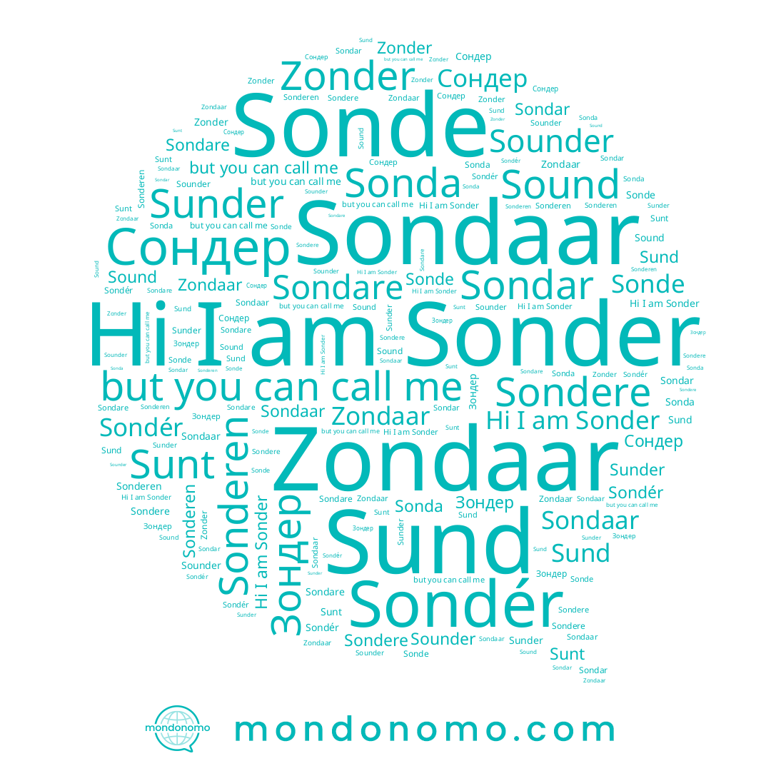 name Zondaar, name Sunder, name Sunt, name Sonda, name Сондер, name Sondér, name Зондер, name Sonder, name Sondaar, name Sund, name Sondare, name Sondar, name Sounder, name Sonderen, name Sondere, name Sonde
