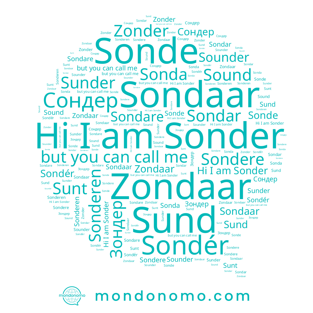 name Sund, name Sondere, name Sondér, name Sounder, name Sonder, name Sondaar, name Sonderen, name Зондер, name Zondaar, name Sondare, name Сондер, name Sondar, name Sunt, name Sonda, name Sunder, name Sonde