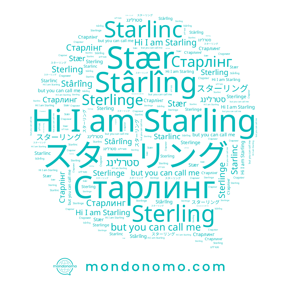 name Sterling, name Stær, name סטרלינג, name Sterlinge, name Stârlîng, name Старлинг, name Старлінг, name Starlinc, name Starling