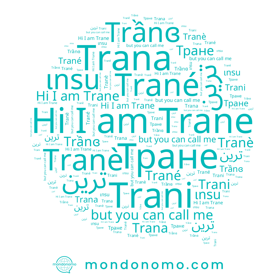name ترين, name ترین, name Trầnɞ, name Trana, name Тране, name Trani, name เทรน, name Trané, name Trane, name Tranè