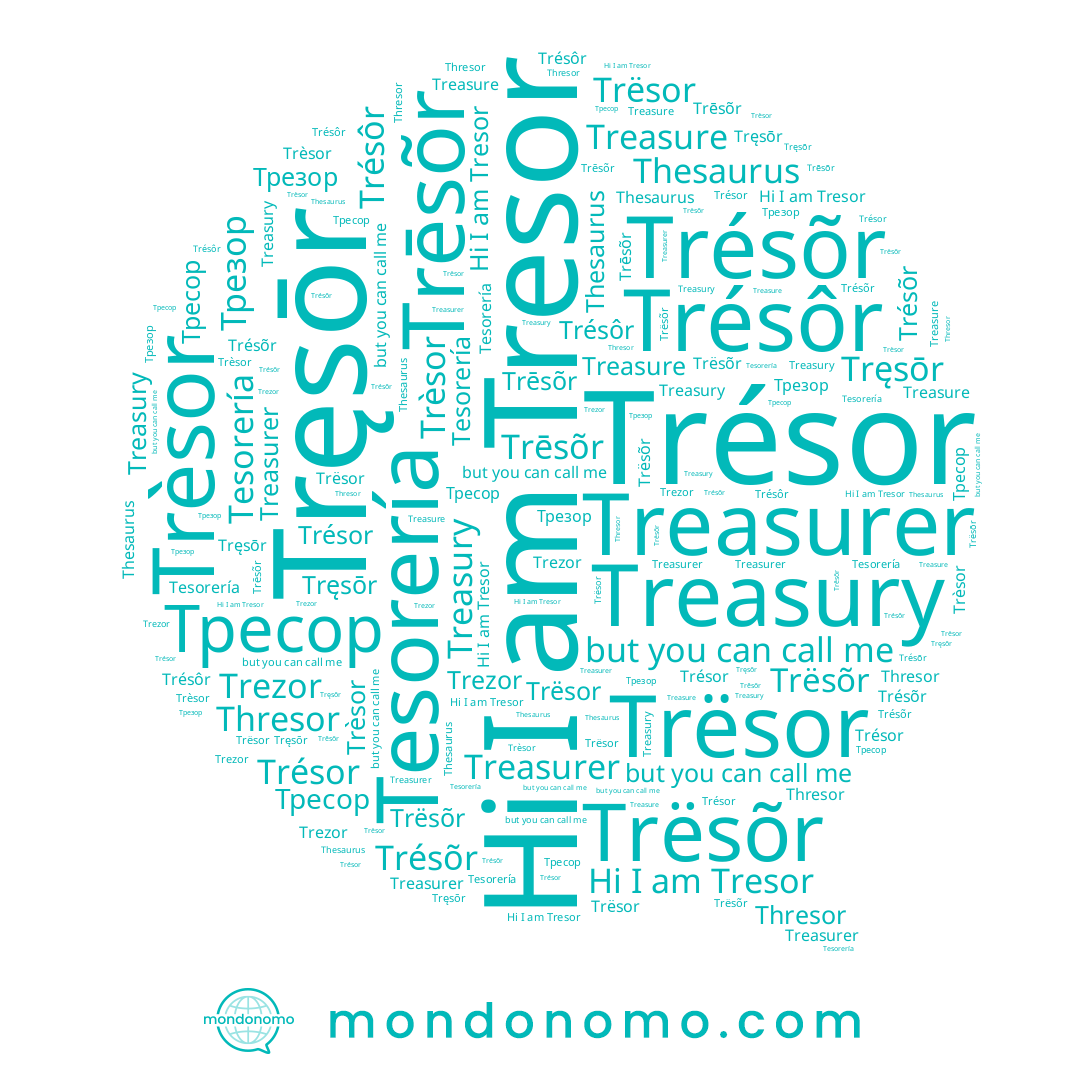 name Trésõr, name Тресор, name Tresor, name Tesorería, name Thresor, name Trèsor, name Treasurer, name Trësõr, name Treasure, name Trësor, name Trésôr, name Trēsõr, name Tręsōr, name Trésor