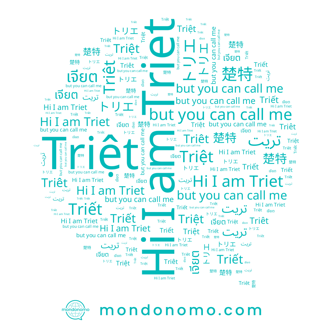 name トリエ, name Triệt, name Triet, name Triết, name เจียต