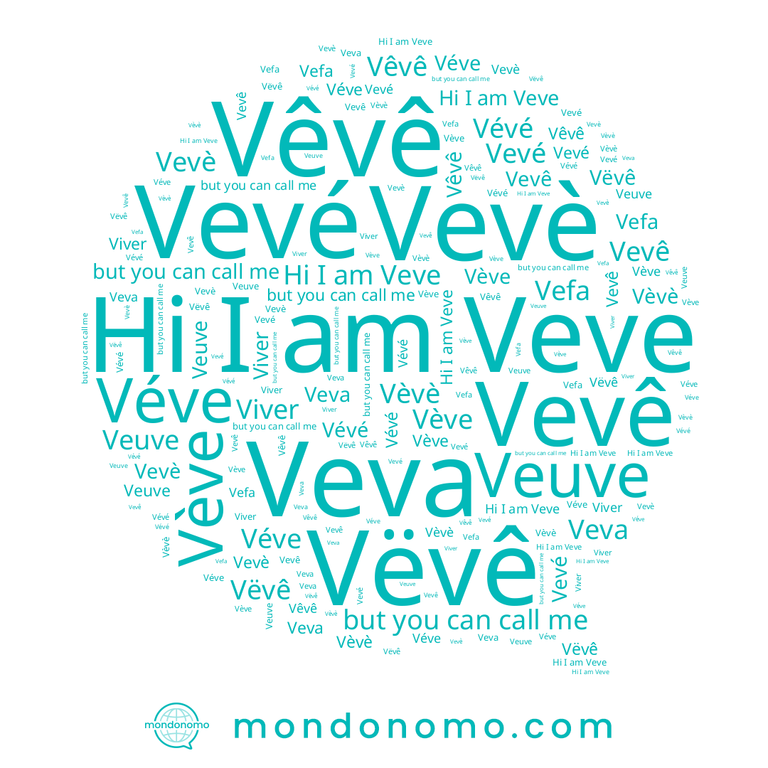 name Vève, name Veuve, name Vévé, name Vevé, name Vèvè, name Véve, name Viver, name Vëvê, name Veve, name Vêvê, name Vefa, name Veva, name Vevè, name Vevê