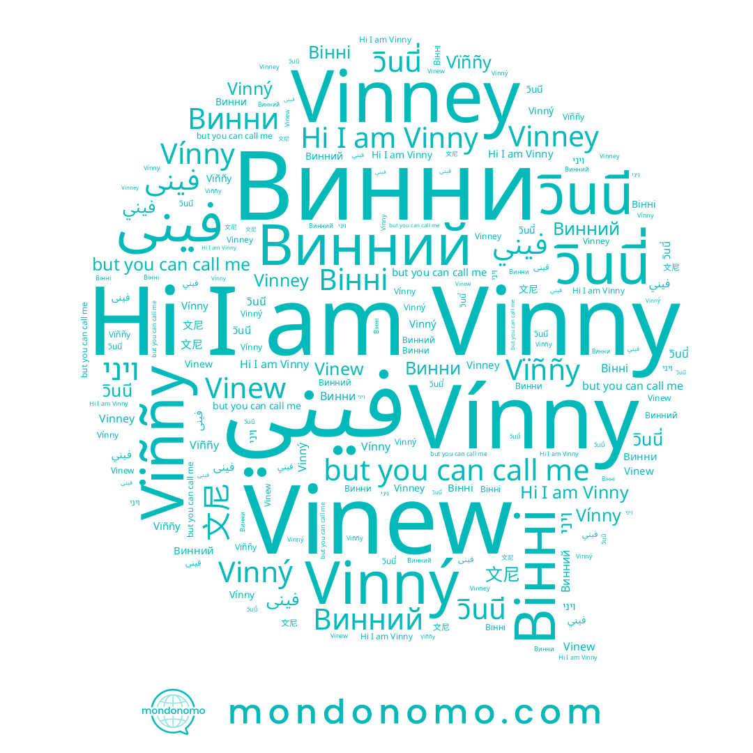 name Винни, name Vïññy, name วินนี่, name Vinny, name Vinney, name فيني, name Vínny, name ויני, name 文尼