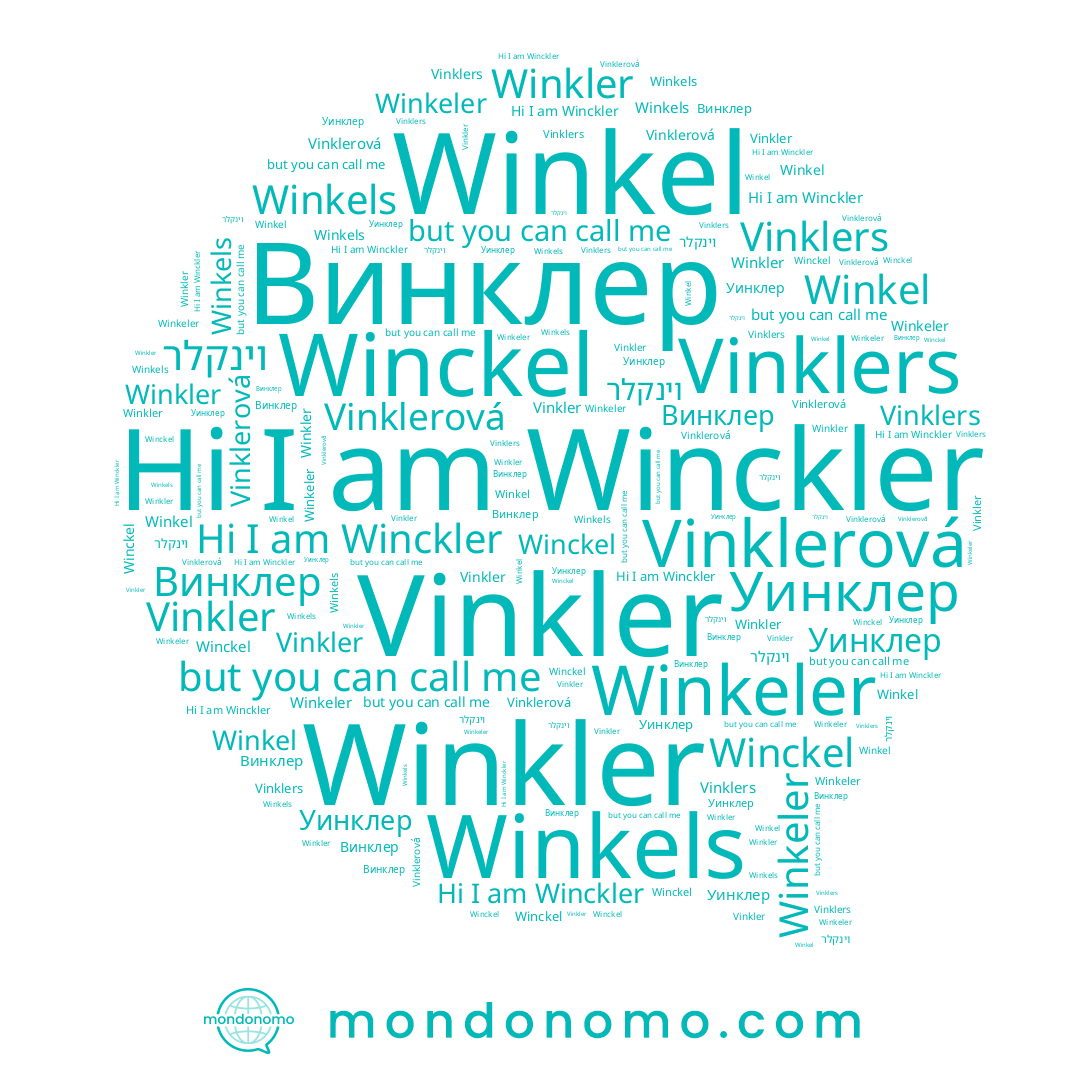 name Winkler, name Винклер, name Winkels, name וינקלר, name Vinkler, name Winkeler, name Winckel, name Winkel, name Уинклер, name Winckler, name Vinklers