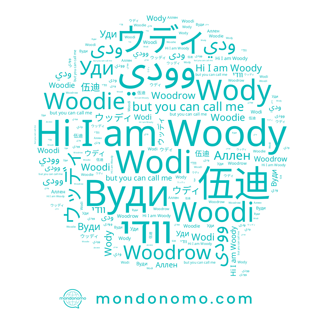 name Woody, name Woodrow, name Woodie, name Вуди, name Woodi, name 伍迪, name וודי, name Аллен, name ウッディ, name وودي, name Wody, name Wodi
