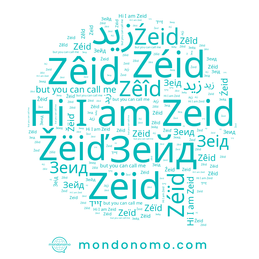 name Zêîd, name Зеид, name Zêid, name Зейд, name Zéïd, name Zéid, name Зеід, name זייד, name زيد, name Žëiď, name Zeid, name Źeid, name Zëid