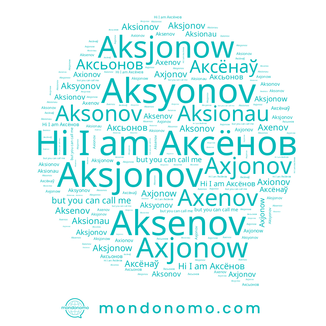 name Аксьонов, name Аксёнаў, name Axionov, name Axjonov, name Aksenov, name Aksionau, name Аксёнов, name Aksjonov, name Aksionov, name Axenov, name Aksyonov, name Aksonov, name Axjonow, name Aksjonow